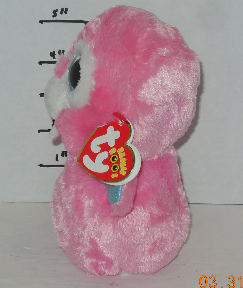 Image 1 of TY Beanie Boos Tusk The Walrus Pink plush toy