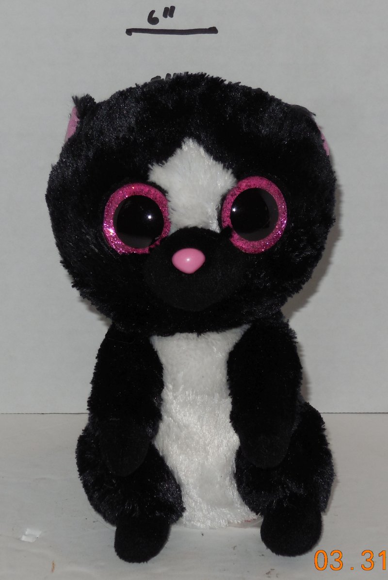 Image 0 of TY Flora Beanie Babies Boos The Skunk plush toy
