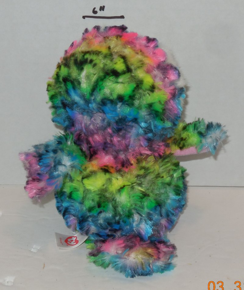 Image 2 of TY Owen Beanie Babies Boos The Owl plush toy