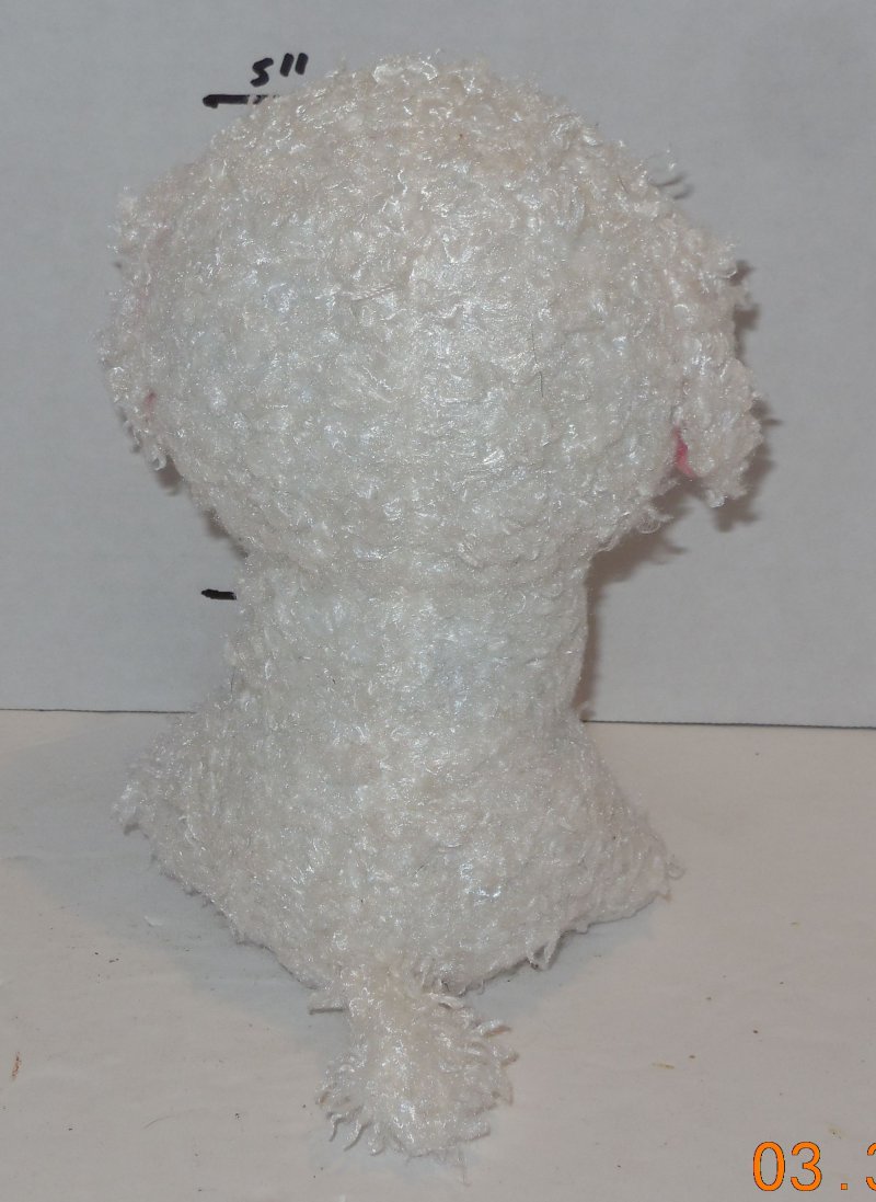 Image 2 of TY Pippie Beanie Babies Boos The Dog White plush toy