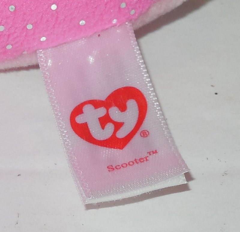Image 4 of TY Scooter Beanie Babies Boos The Snail Pink plush toy