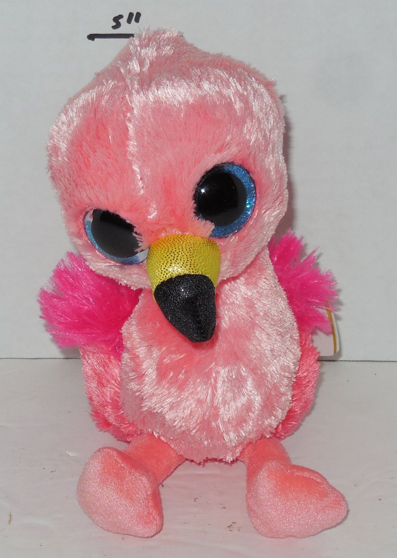 Image 0 of TY Silk Gilda Beanie Babies Boos The Flamingo Pink plush toy