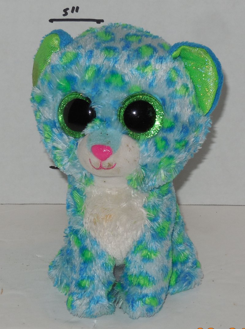 Image 0 of TY Silk Leona Beanie Babies Boos The Leopard plush toy
