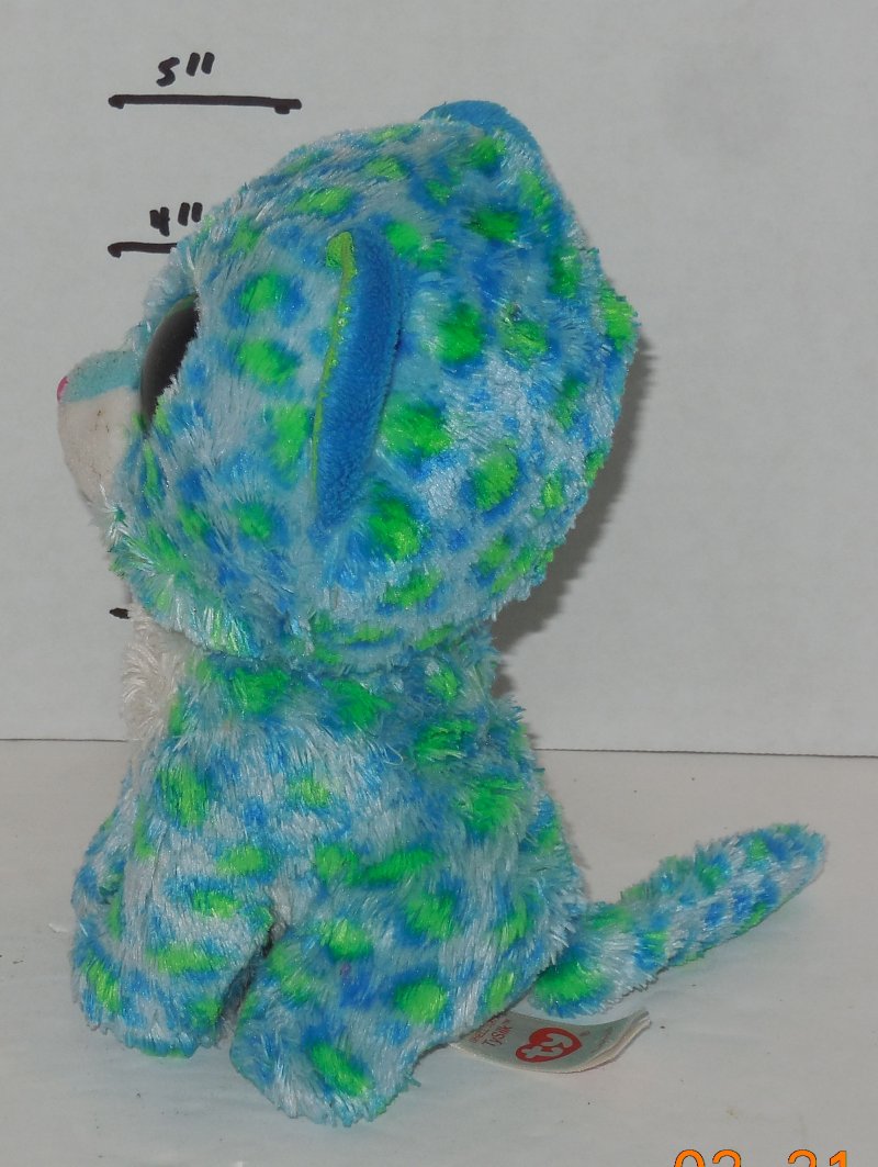 Image 1 of TY Silk Leona Beanie Babies Boos The Leopard plush toy