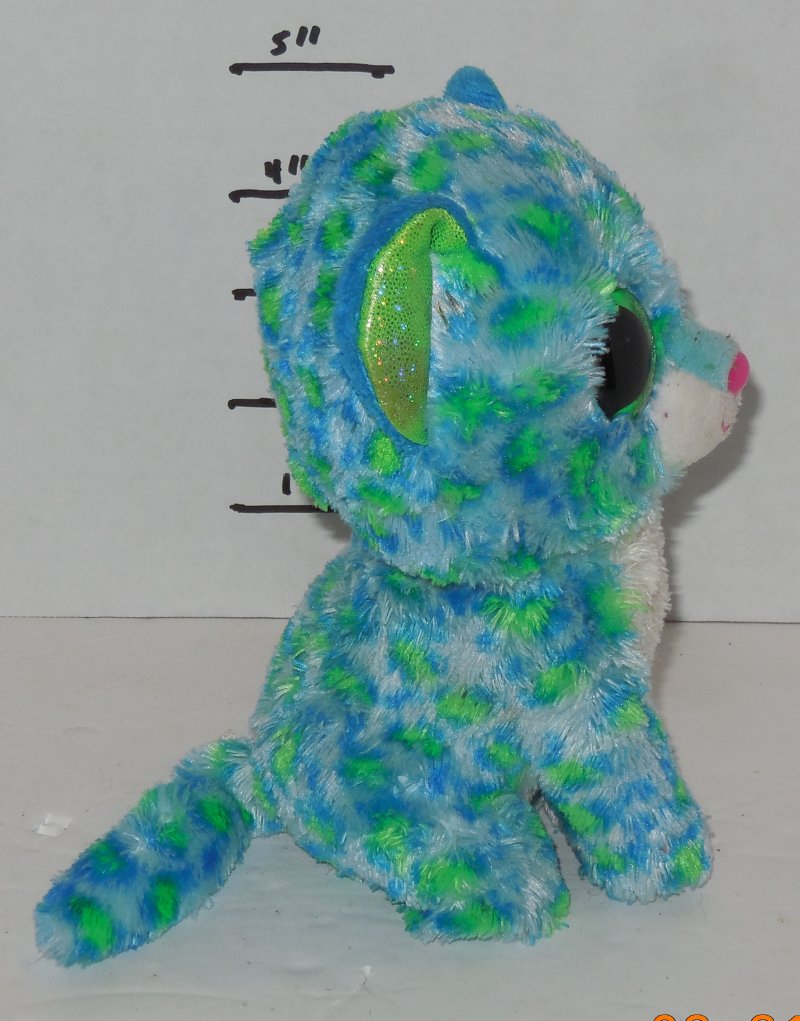 Image 3 of TY Silk Leona Beanie Babies Boos The Leopard plush toy