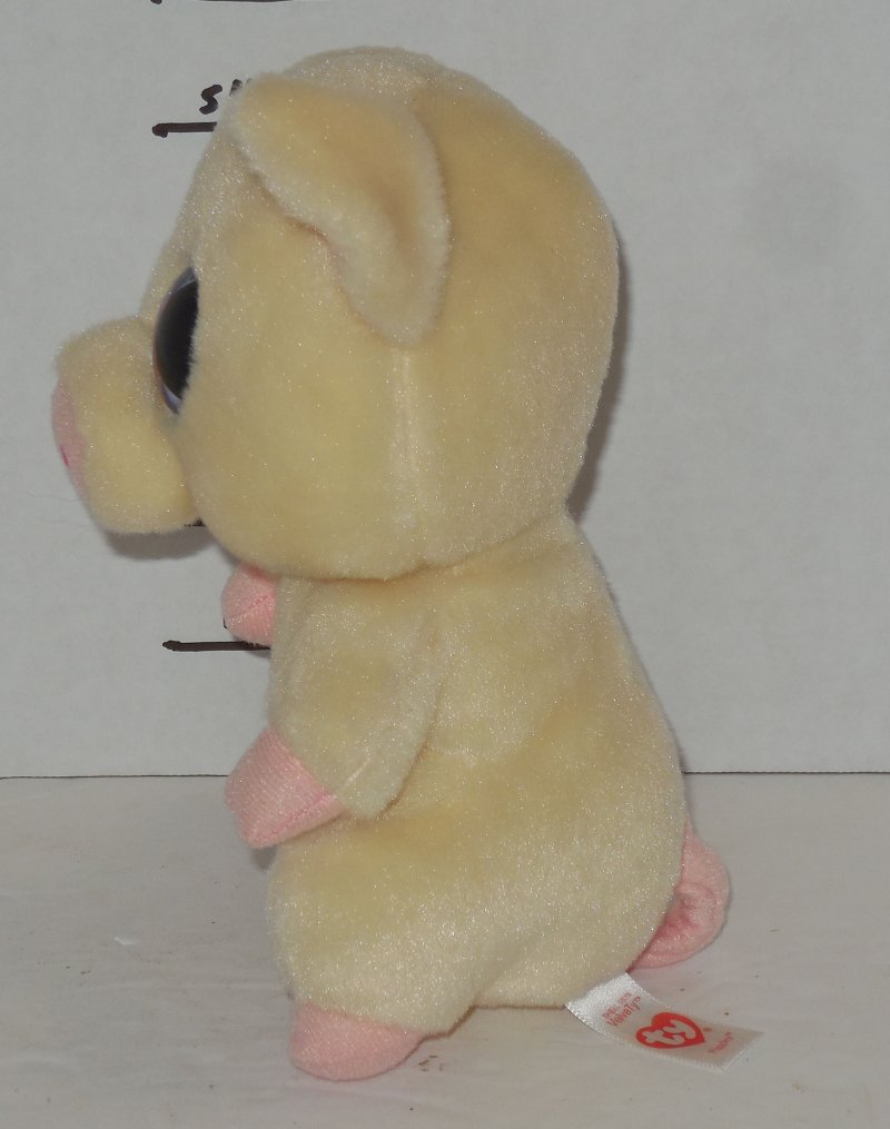 Image 1 of TY Velvety Beanie Babies Boos Piggley The Pig plush toy