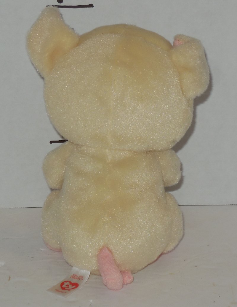 Image 2 of TY Velvety Beanie Babies Boos Piggley The Pig plush toy
