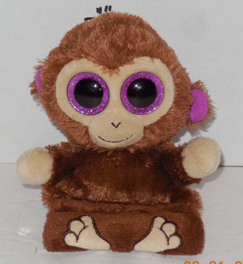 Image 0 of TY Chimps Smart Phone Holder Peek-A-Boos Beanie Babies Boo plush toy
