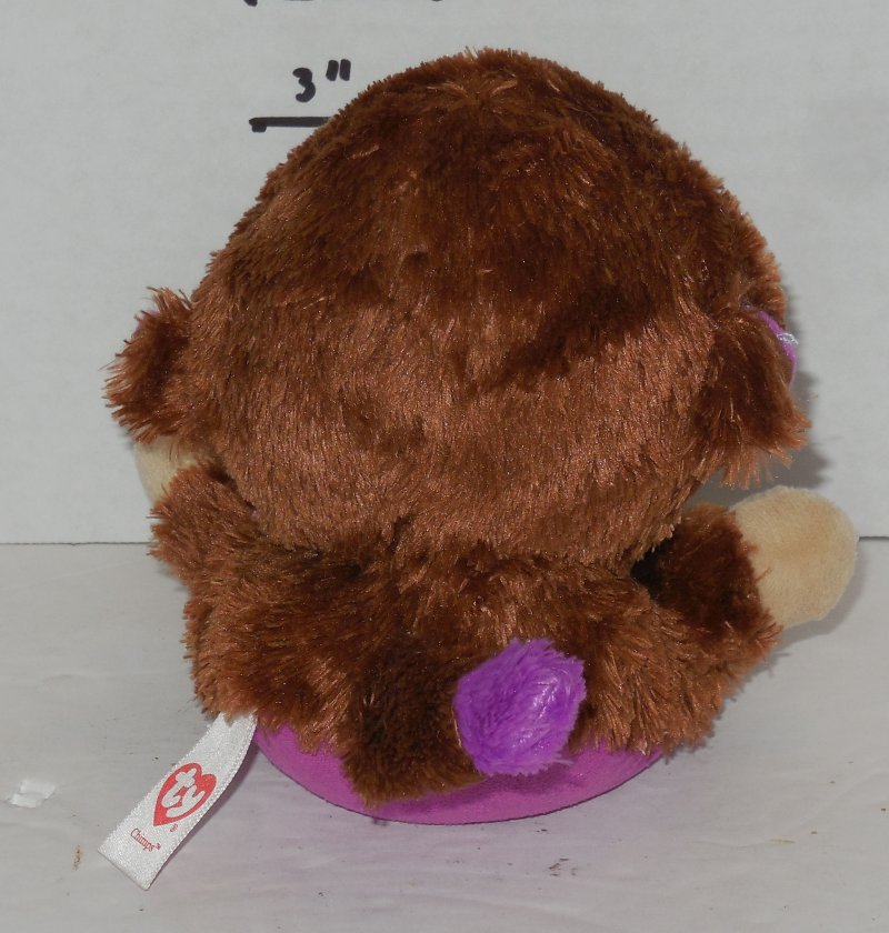 Image 2 of TY Chimps Smart Phone Holder Peek-A-Boos Beanie Babies Boo plush toy