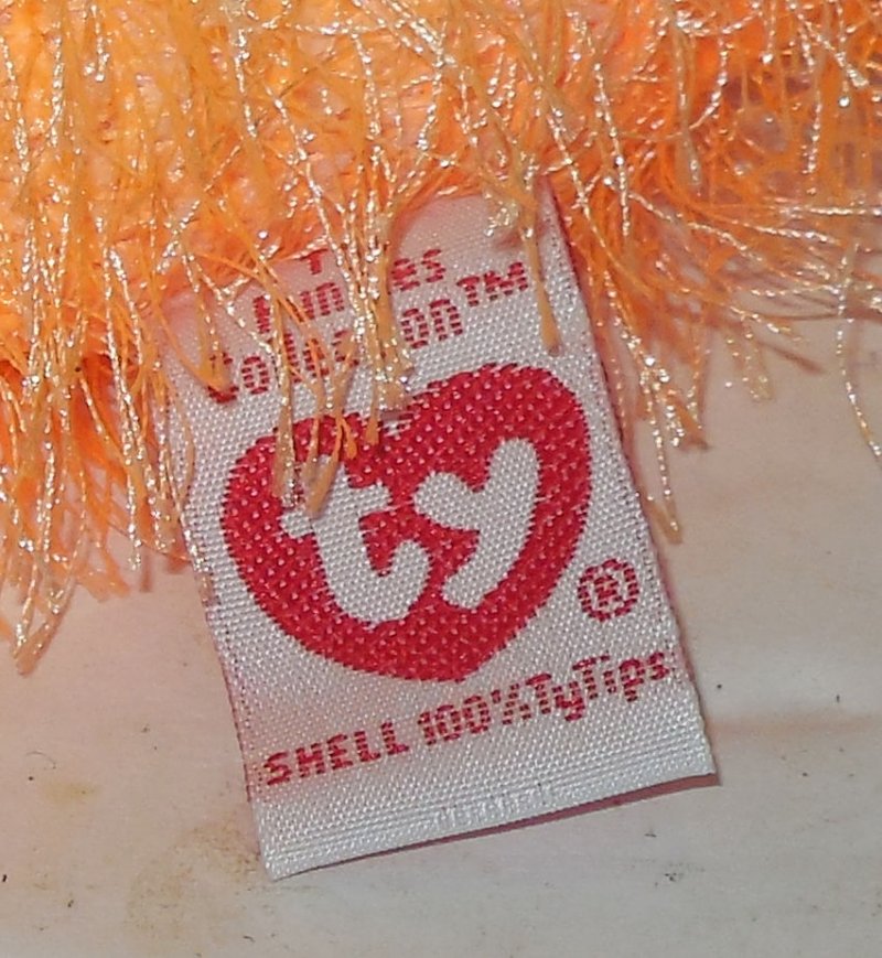 Image 4 of Vintage TY Punkies FLIPFLOP the Duck Beanie Babies plush toy