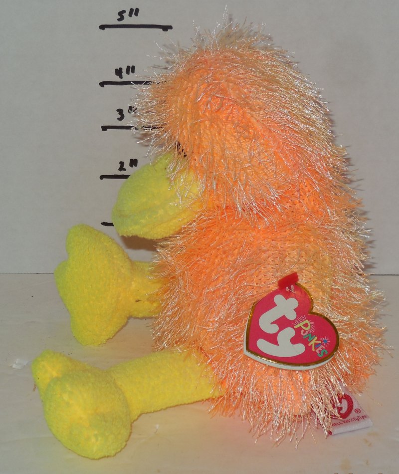 Image 1 of Vintage TY Punkies FLIPFLOP the Duck Beanie Babies plush toy