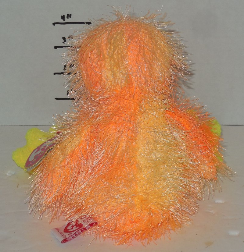 Image 2 of Vintage TY Punkies FLIPFLOP the Duck Beanie Babies plush toy