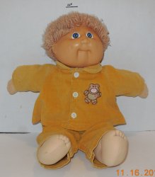 1984 Coleco Cabbage Patch Kids Plush Toy Doll CPK Xavier Roberts OAA Boy