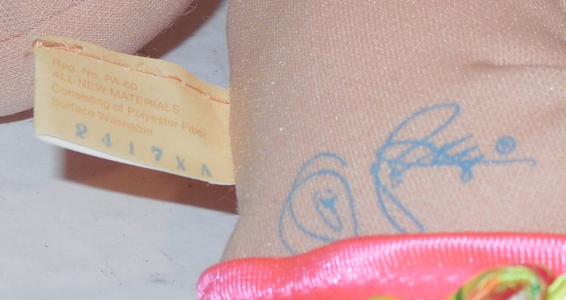 Image 3 of 1991 Mattel Cabbage Patch Kids Plush Toy Doll CPK Xavier Roberts OAA Girl