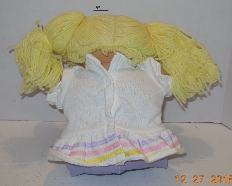 Image 1 of 1985 Coleco Cabbage Patch Kids Plush Toy Doll CPK Xavier Roberts OAA Blonde Girl