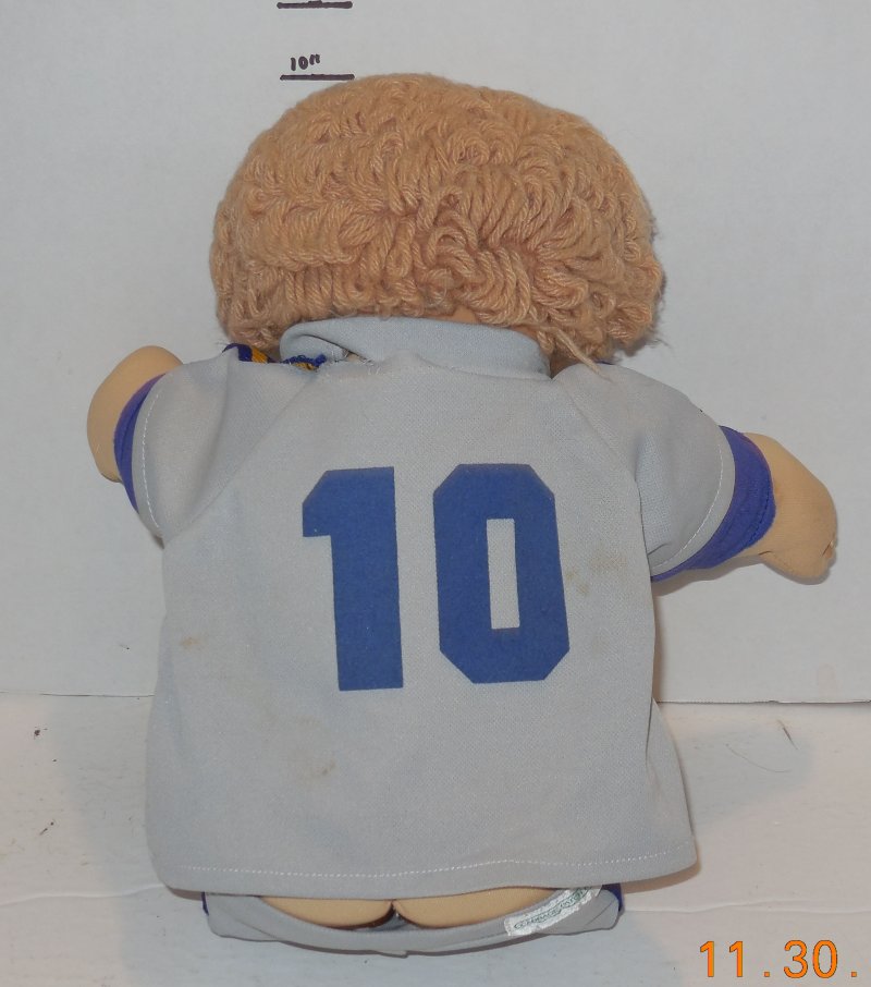 Image 1 of 1982 Coleco Cabbage Patch Kids Plush Toy Doll CPK Xavier Roberts OAA Blonde Boy