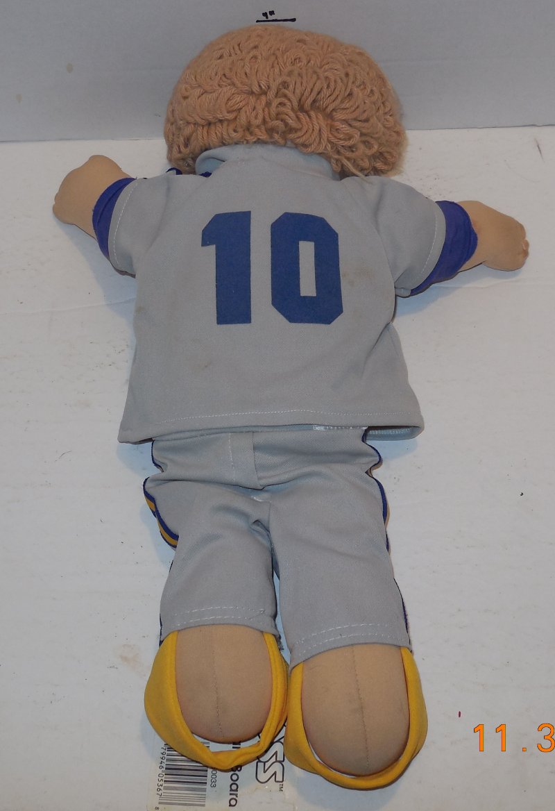 Image 2 of 1982 Coleco Cabbage Patch Kids Plush Toy Doll CPK Xavier Roberts OAA Blonde Boy