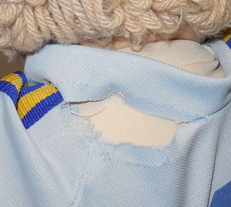Image 4 of 1982 Coleco Cabbage Patch Kids Plush Toy Doll CPK Xavier Roberts OAA Blonde Boy