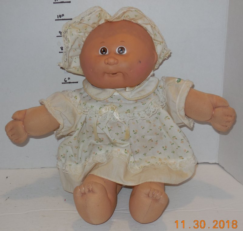 Image 0 of 1985 Coleco Cabbage Patch Kids Plush Toy Doll CPK Xavier Roberts OAA Baby