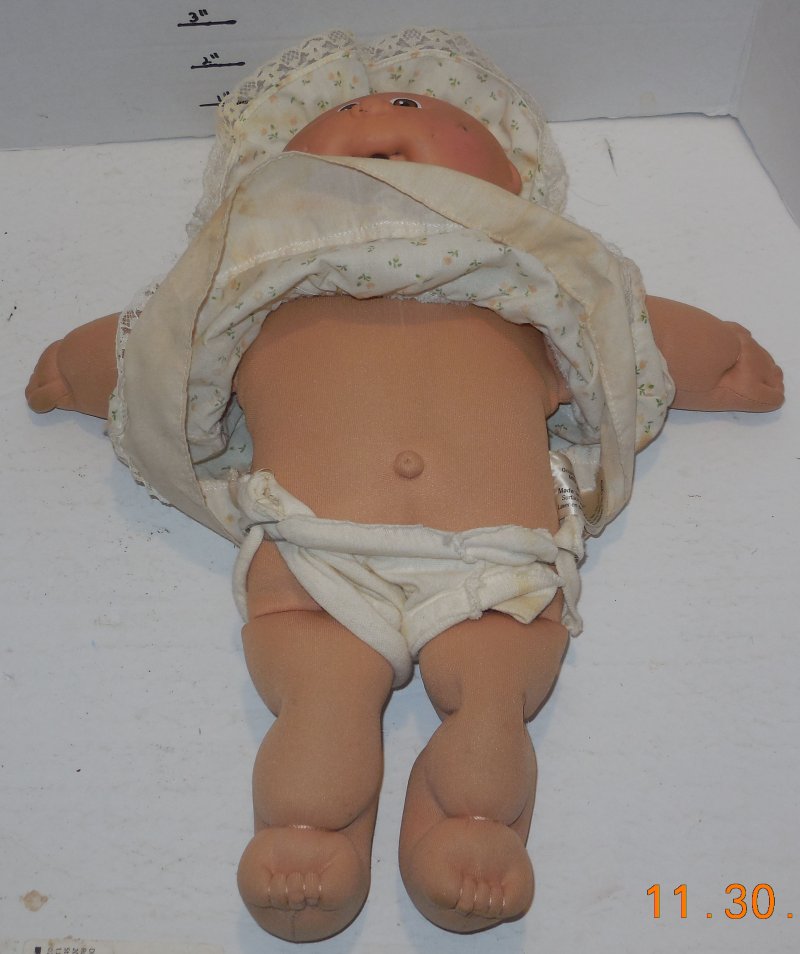 Image 1 of 1985 Coleco Cabbage Patch Kids Plush Toy Doll CPK Xavier Roberts OAA Baby