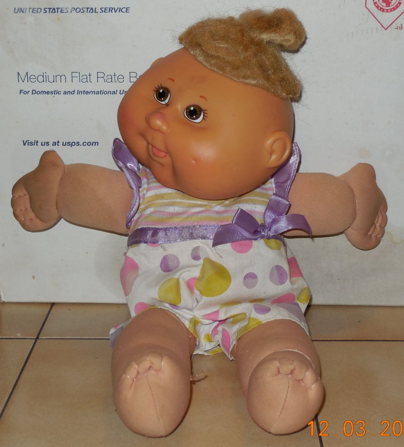 Image 0 of 2004 Play Along Cabbage Patch Kids Plush Toy Doll CPK Xavier Roberts OAA #3