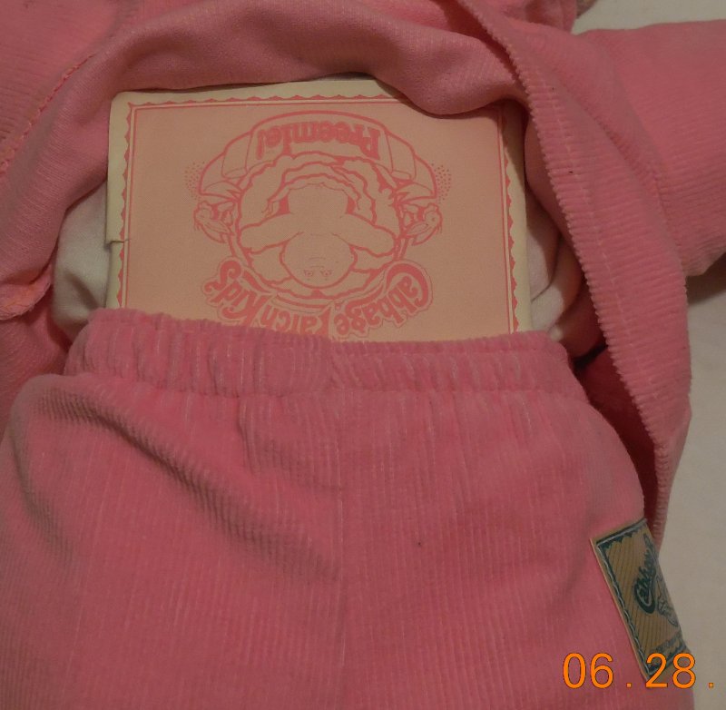 Image 5 of Vintage 1983 Coleco Cabbage Patch Kids Plush Toy Doll CPK Xavier Roberts OAA