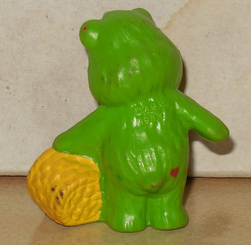 Image 1 of 1984 Kenner Care Bears Goodluck Bear Mini Pvc Figure Vintage 80's #1
