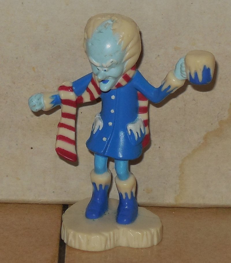 Image 0 of 1984 Kenner Care Bears Professor Cold Heart Mini Pvc Figure Vintage 80's