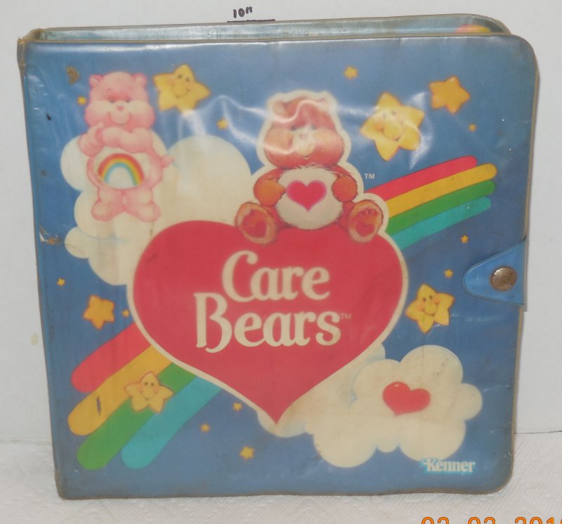 Image 0 of Kenner CARE BEARS Storage Case Possible & PVC figures Vintage 80's
