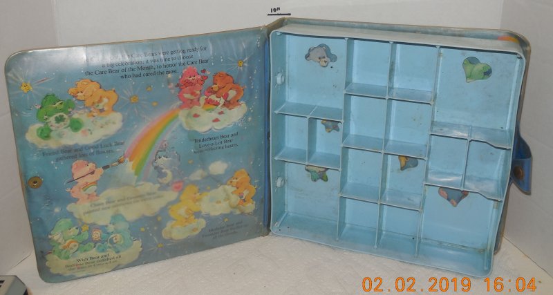 Image 4 of Kenner CARE BEARS Storage Case Possible & PVC figures Vintage 80's