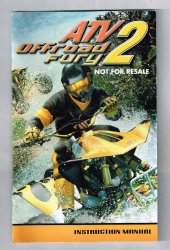 ATV Off Road Fury 2 Video Game PlayStation 2 PS2 MANUAL Only