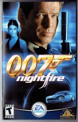 007 Night Fire Video Game PlayStation 2 PS2 MANUAL Only