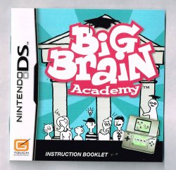 Nintendo DS Big Brain Academy Instruction Manual only