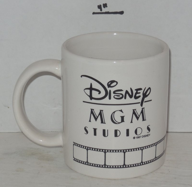 Image 0 of 1987 Coffee Mug Cup Disney MGM Studios Ceramic white