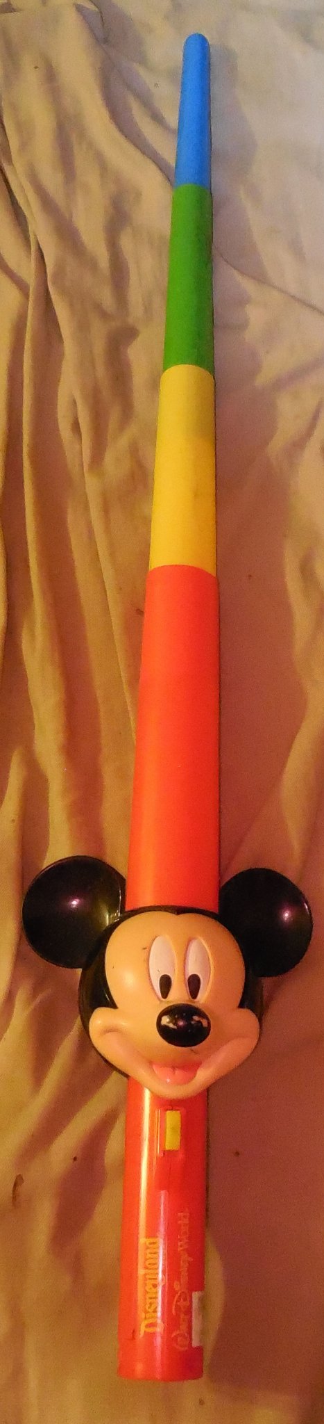 Image 1 of Mickey Mouse Light Saber Walt Disney World Disneyland Parks Sword Vintage
