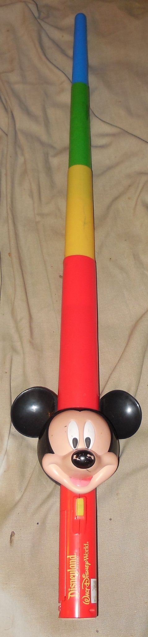 Image 2 of Mickey Mouse Light Saber Walt Disney World Disneyland Parks Sword Vintage