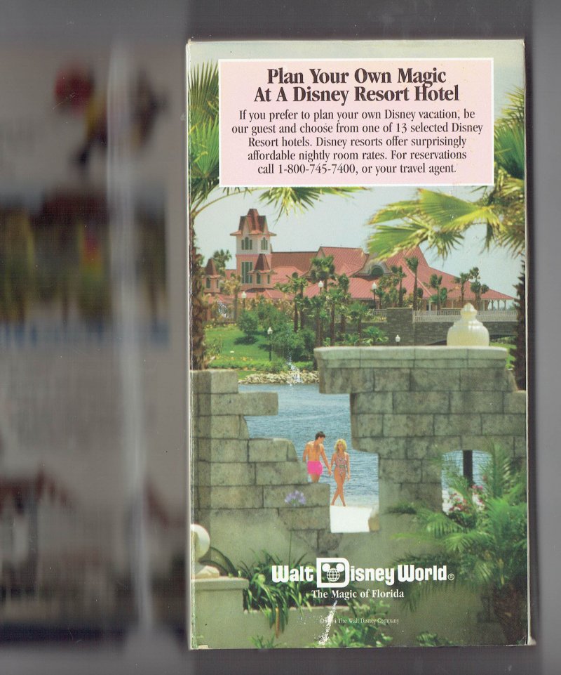 Image 1 of Vintage 1994 Walt Disney World Trip Planning Video Rare & VHTF