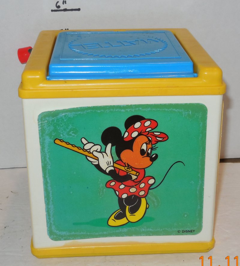 Image 2 of VINTAGE 1987 Mattel WALT DISNEY Jack In the Box Mickey Goofy Donald Rare OOP