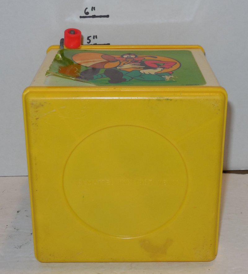 Image 5 of VINTAGE 1987 Mattel WALT DISNEY Jack In the Box Mickey Goofy Donald Rare OOP