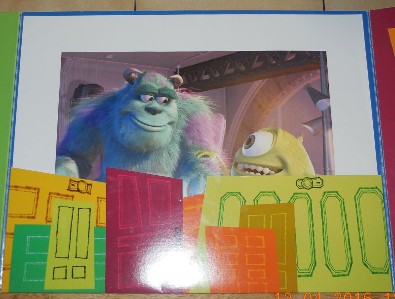 Image 2 of Disney Pixar Monsters Inc Set of 4 Lithographs 11 x 14 Complete in Folder