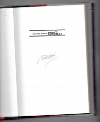 Culture Warrior by Bill O'Reilly (2006 Hardcover, Large Type) Signed Autographed