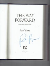 The Way Forward  Renewing the American Idea by Paul Ryan HC Signed Autographed