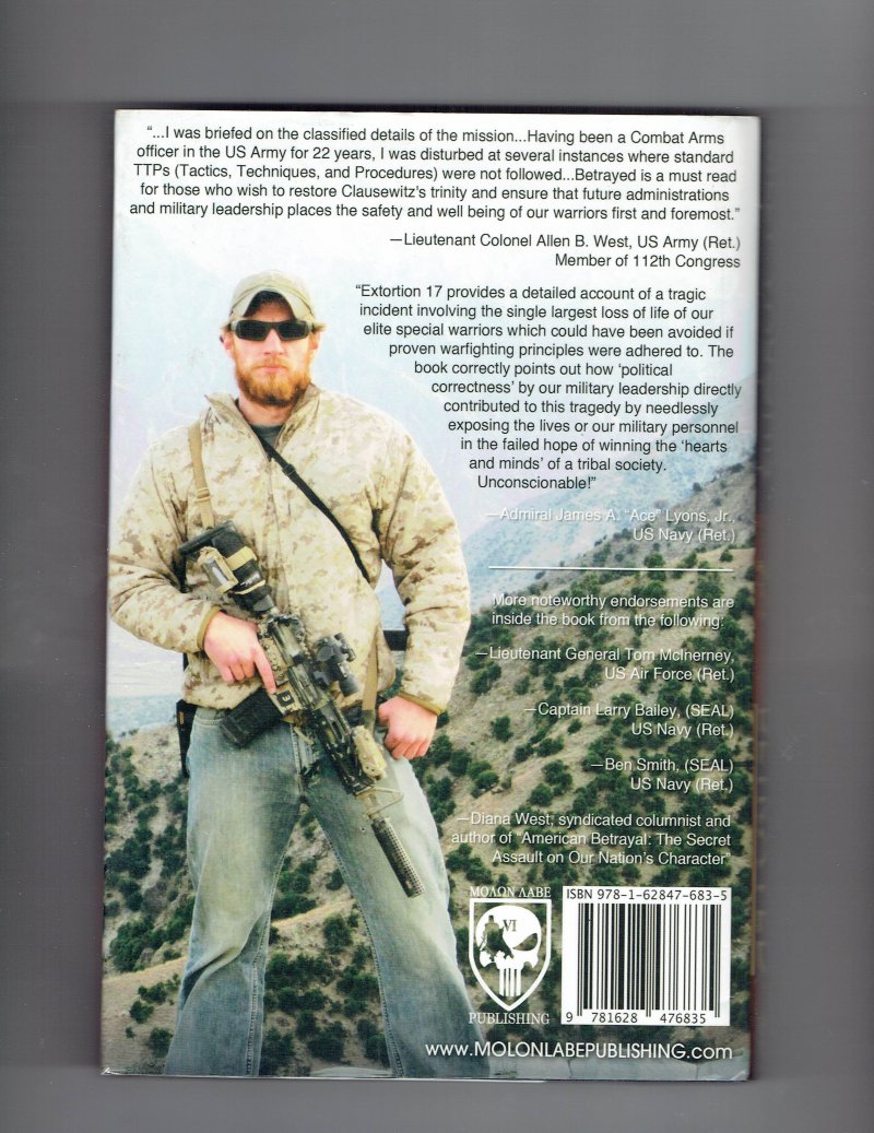 Image 2 of BETRAYED Told by a Navy SEAL's Father by Billy Vaughn 2013 Paperback Signed book