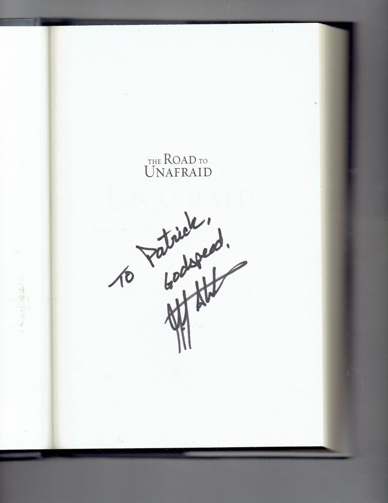 Image 0 of The Road to Unafraid by Captain Jeff Struecker Armys Ranger Signed Autographed
