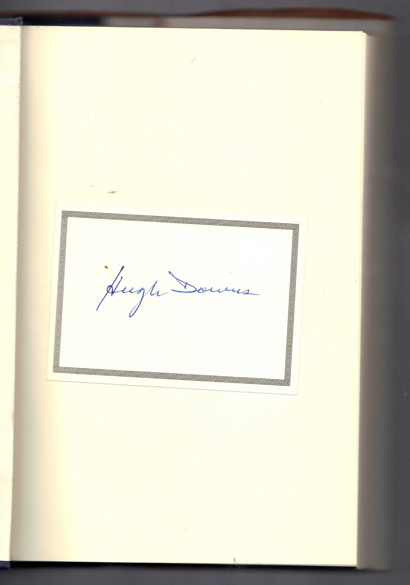 Image 0 of My America What My Country Means to Me by Hugh Downs 2002 Hardcover Signed