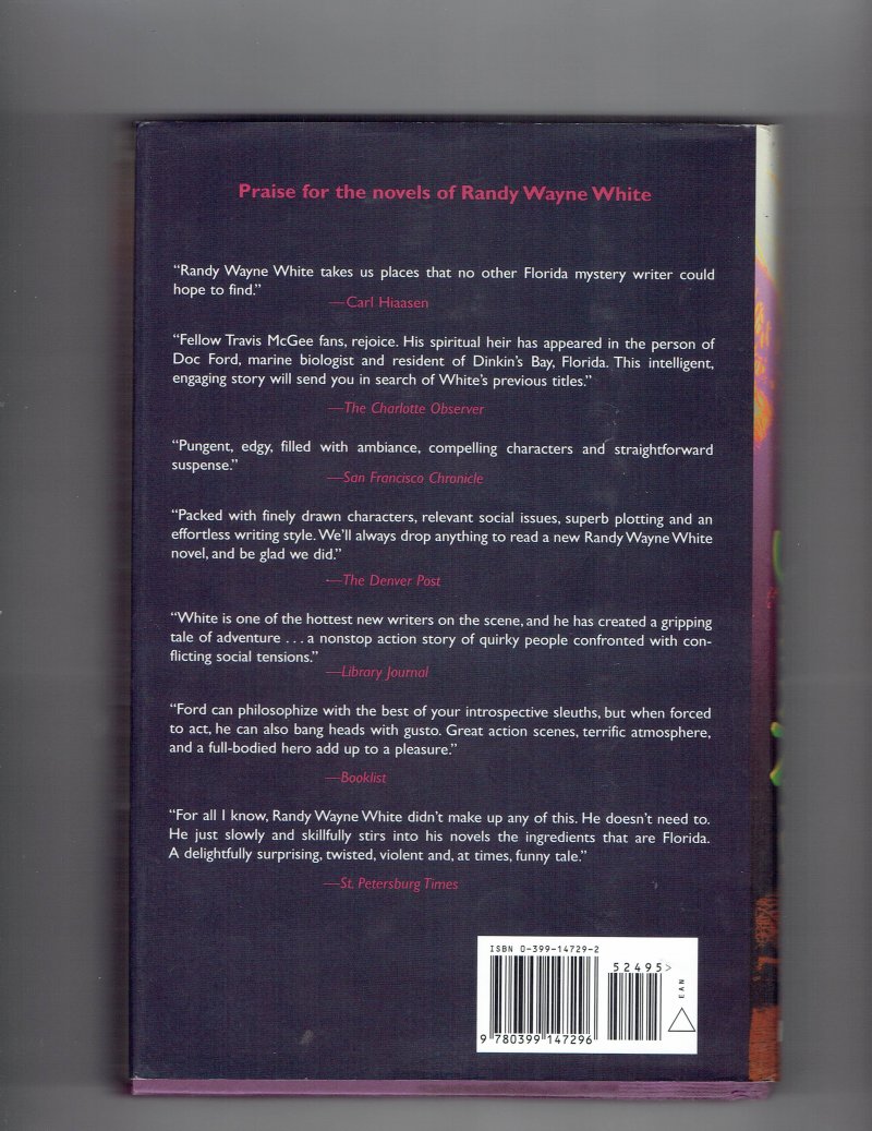 Image 4 of Doc Ford Shark River by Randy White (2001, Hardcover) Signed Inscribed 1st Ed