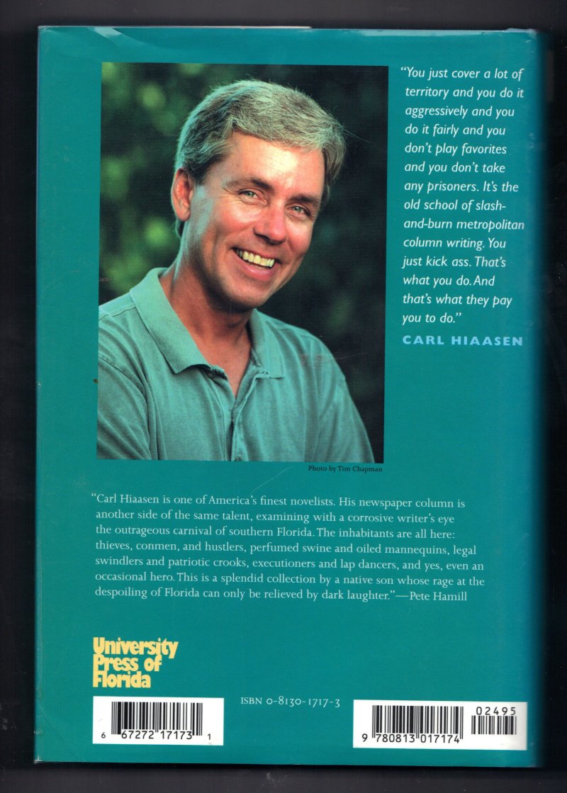 Image 2 of Kick Ass  Selected Columns of Carl Hiaasen by Carl Hiaasen 1999 HB Signed