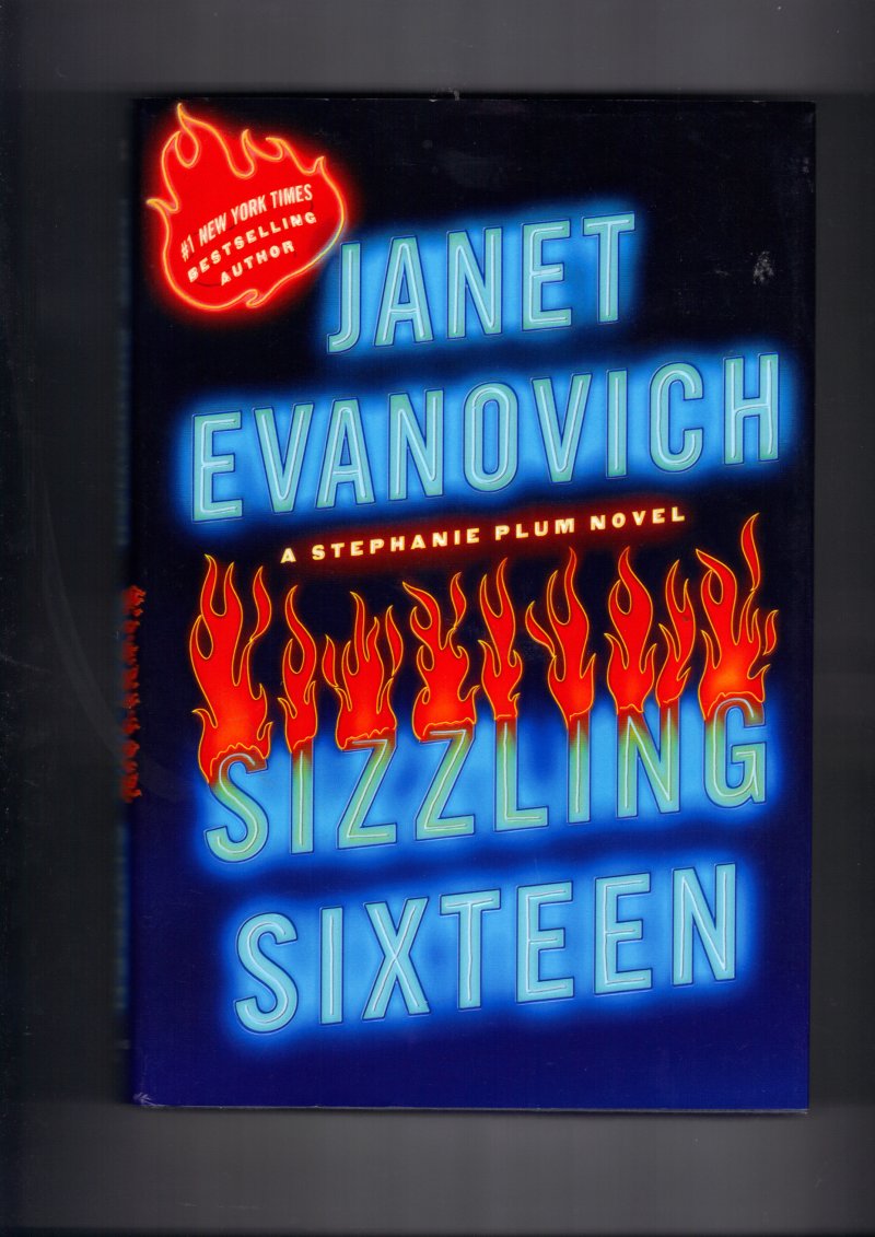 Image 1 of Stephanie Plum Sizzling Sixteen 16 by Janet Evanovich Hardback Signed Autograph