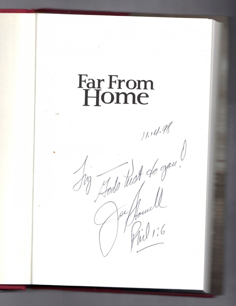 Image 0 of Far from Home The Soul's Search for Intimacy with God by Joseph Stowell Signed