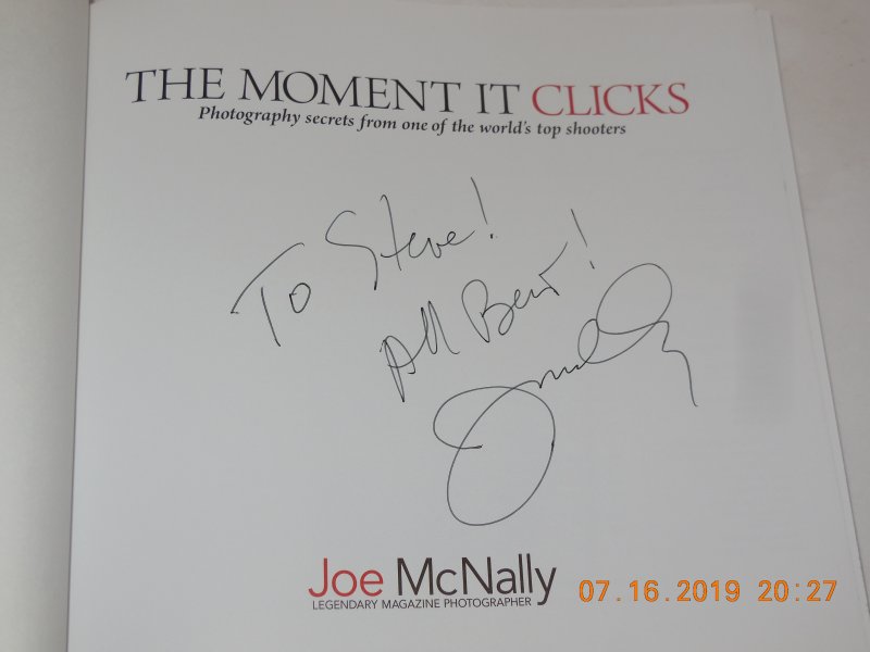 Image 0 of Voices That Matter The Moment It Clicks by Joe McNally (2008, Paperback) Signed
